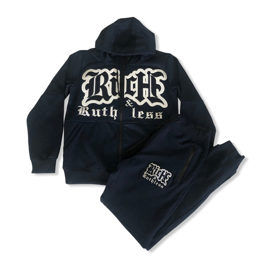 Rich & Ruthless Sweatsuit Navy