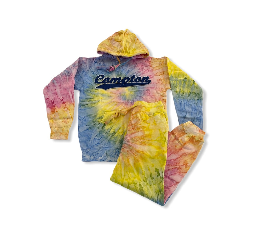Compton ~ Tie Dye Sweatsuit (Kaleidoscope)