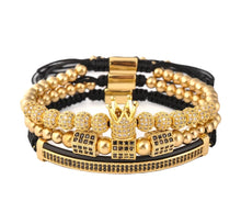 Load image into Gallery viewer, 1ofaknd Royalty Collection ~ Gold bracelet set
