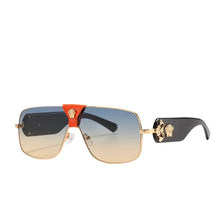 Load image into Gallery viewer, Medusa Aviator Sunglasses Red Gold
