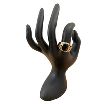 Load image into Gallery viewer, Fashion Gold Onyx ~ Ring

